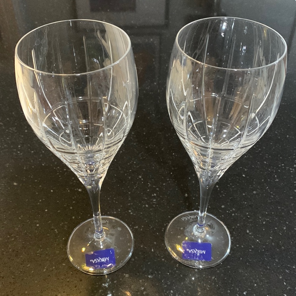 Pair of Mikasa Avenue Goblets / Flutes